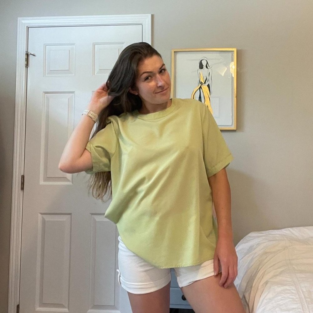 Vintage 80’s Button Back Tee, by Worthington, Size XL